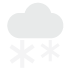 Cubierto, chubascos de nieve y neblina con viento entre 40 y 60 km/h y rÃ¡fagas de viento hasta 80 km/h