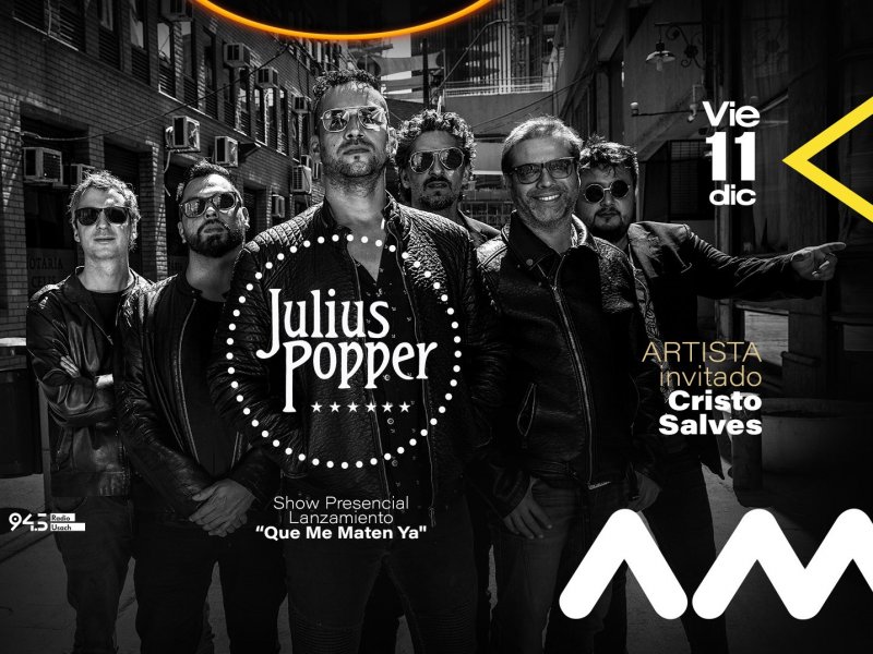 ¡De Local te invita al show de Julius Popper! (Concierto regendado