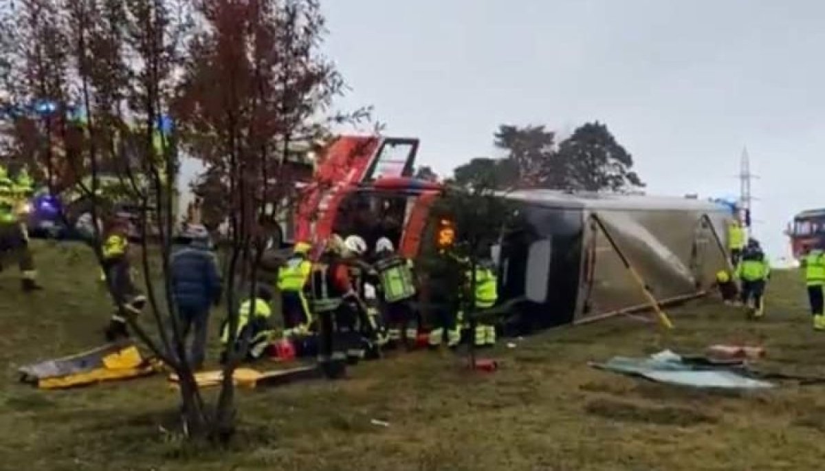 Volcamiento de bus en Puerto Montt deja seis personas heridas | Diario ...