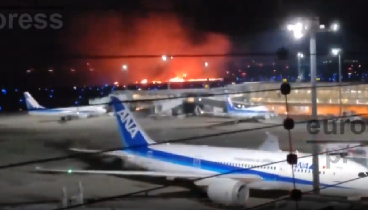 Choque de aviones en aeropuerto de Japón dejó al menos cinco muertos