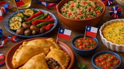 Desde empanadas de pino de soya hasta choripanes plant-based: La irrupción de las fondas veganas para Fiestas Patrias