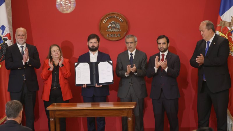 Presidente Boric encabeza promulgación de Fiscalía Supraterritorial