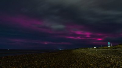 Auroras australes sorprendieron en el sur de Chile: ¿Por qué tenía una tonalidad morada?