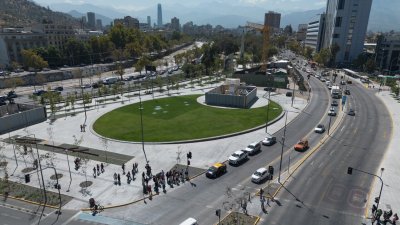 Así luce el nuevo Nudo Baquedano: La principal renovación urbana de la región Metropolitana