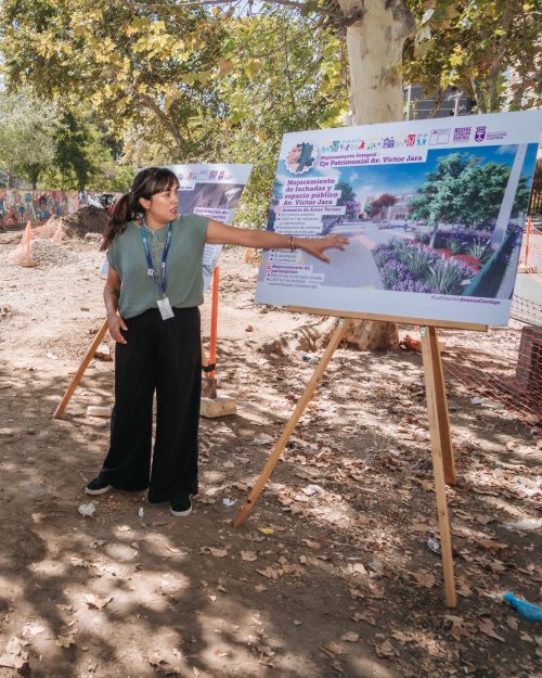 Autoridades visitan obras del proyecto de mejoramiento de la avenida Víctor Jara
