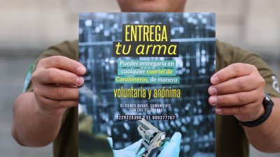Carabineros relanzó la campaña “Entrega Voluntaria de Armas de Fuego”