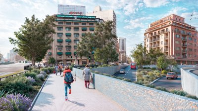 Más luz, vegetación y tránsito peatonal: El plan para renovar Diagonal Paraguay