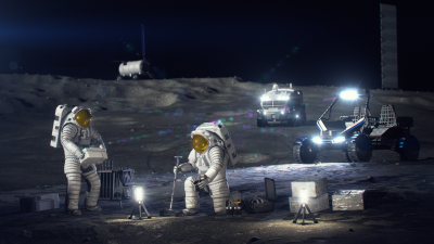 Comenzará a finales de 2026: La NASA inicia contratos para la construcción de la base permanente en la Luna