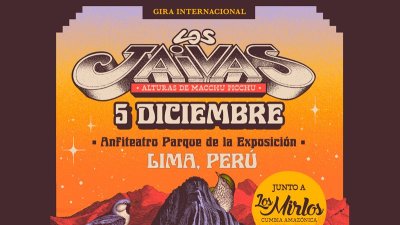 Los Jaivas iniciarán en Lima la gira internacional "45 años de Alturas de Macchu Picchu"