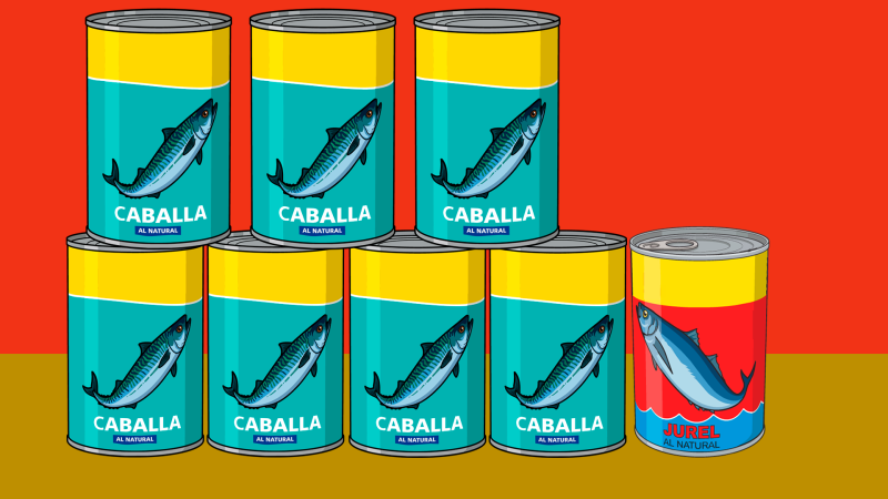 Ante la falta de jurel, buena es la caballa: Las diferencias de sabor y texturas que tiene ambos pescados