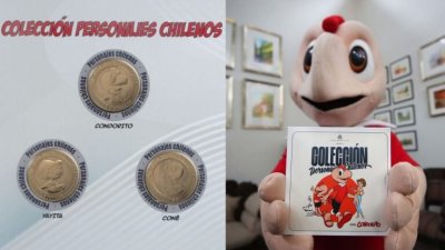 Casa de Moneda rinde homenaje a Condorito y fichas conmemorativas que incluyen a Yayita y Coné