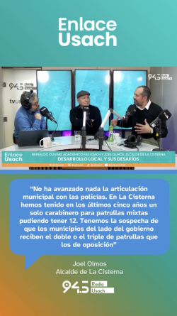Alcalde de La Cisterna: “En los últimos cinco años hemos tenido un carabinero pudiendo tener 12”