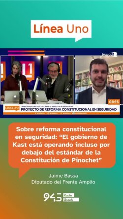 Sobre reforma constitucional en seguridad: "El gobierno de Kast en materia de derechos civiles, que nunca habían estado en cuestión, está operando incluso por debajo del estándar de la constitución de Pinochet"