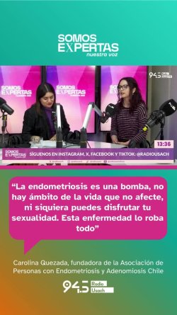 Endometriosis y Adenomiosis Chile: "Esta enfermedad me lo roba todo: mi autonomía, mis ganas de vivir"