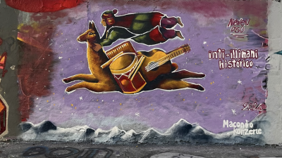 Inti-Illimani Histórico fue homenajeado con mural en el Muro de Berlín