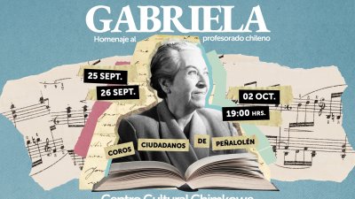 Vecinos de 8 a 84 años suben al escenario junto a Gabriela Mistral: Chimkowe estrena musical gratuito en homenaje a los profesores de Chile